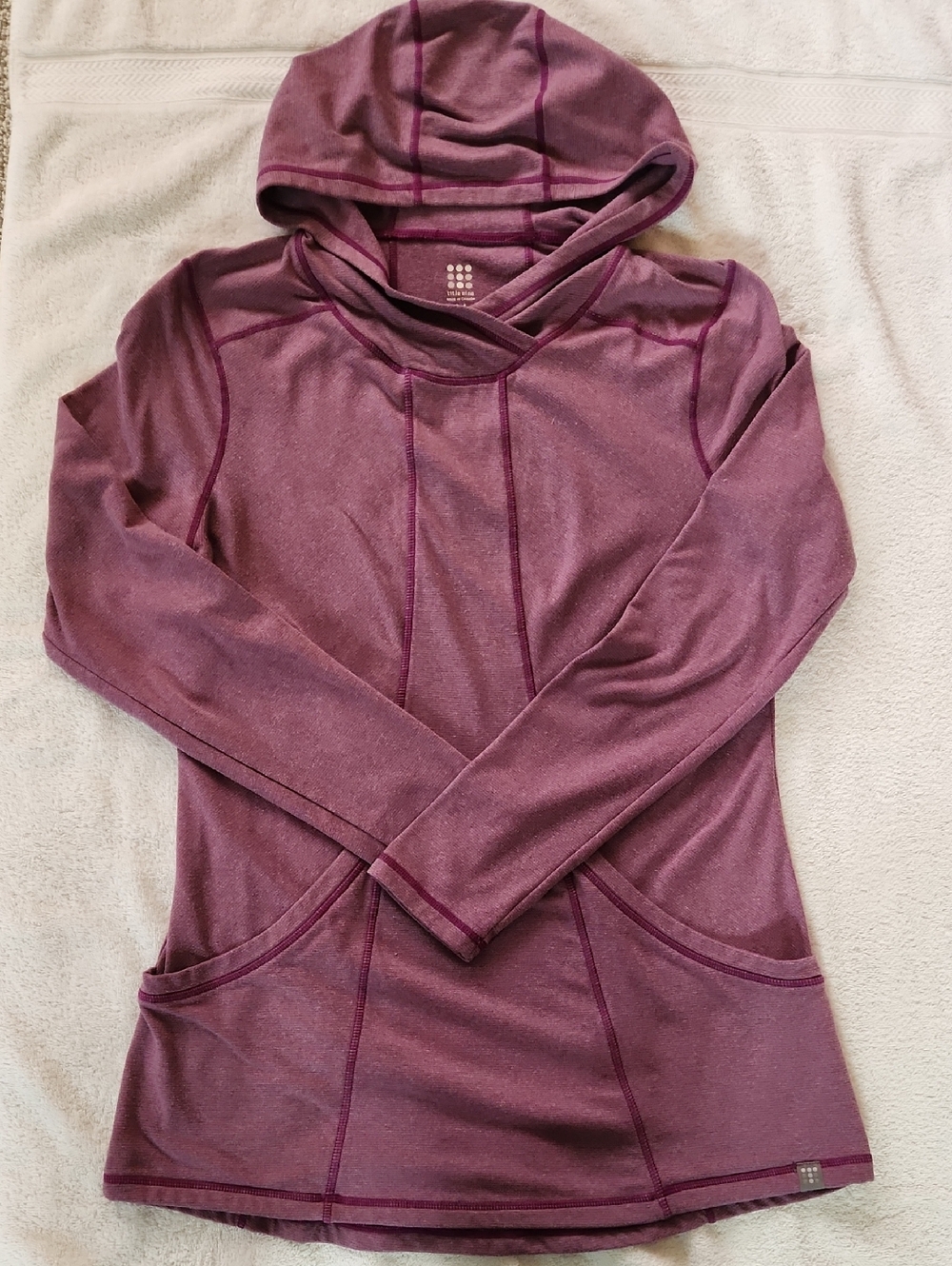 Title Nine Purple Hoodie Tunic Size Medium